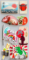 3D Stickers "Japan"