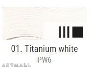 MAXI ACRIL gloss, Titanium white, 60 ml