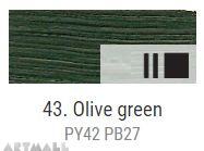 Oil for ART, Olive green 20 ml.