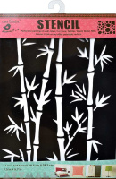 Stencil Bamboo Design 18.5 X 24.5cm 1pc