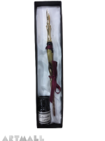 Glass pen set with ink 10cc