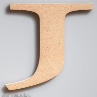 Wooden Letter "J"