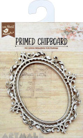 Chipboard Oval Frame 1pc