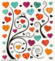 Stickers "Decor & Hearts"