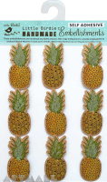 Kraft Printed Pineapple 9Pc