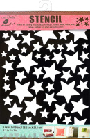 Stencil Star Design 18.5 X 24.5cm 1pc