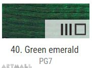 Oil for ART, Emerald green 20 ml.