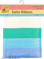 Satin Ribbons 1inch Ocean 8Mtr