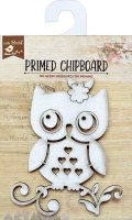 Chipboard Owl 1pc