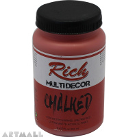 CHALKED ACRY.PAINT-250ML: RETRO RED
