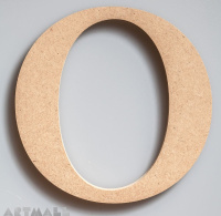 Wooden Letter "O"