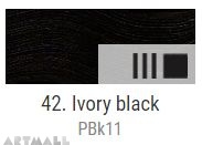 MAXI ACRIL gloss, Ivory black, 60 ml