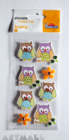 3D Stickers "Fancy owl"