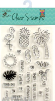 Clear Stamps Tropical Birthday 24Pc
